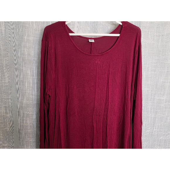 Women's Old Navy‎ Dress XXL Maroon/dark red Long Sleeve - Picture 3 of 5